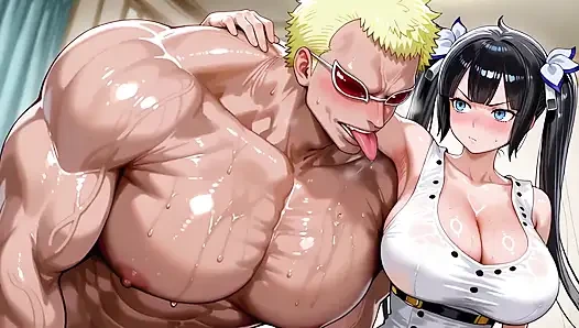 Дофламинго (Op) X Гестия (Danmachi)