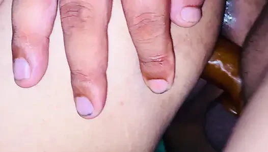Painful pussy fucked hard by his husband