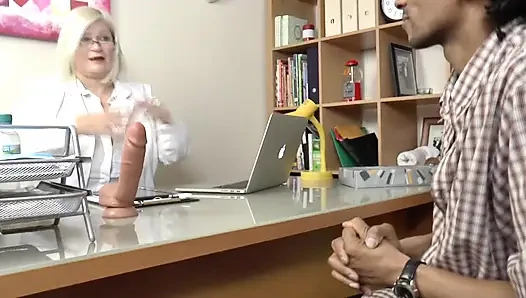 Young Man Has Sex with a Urologist in the Practice