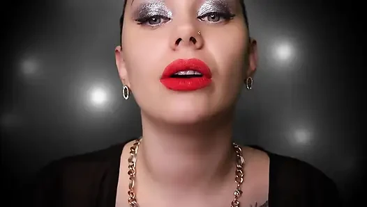 Cum on your silly face while staring at my full juice red lips! JOI