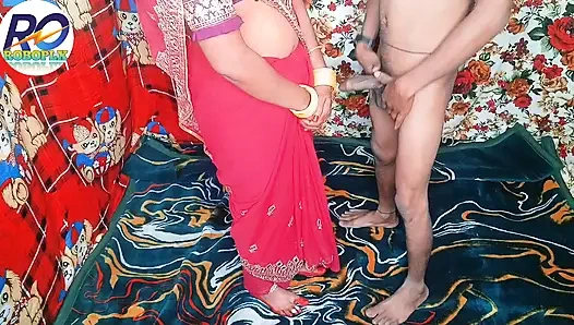 Sex with stepmother's younger sister, lifting the red saree and secretly going to the village for a wedding with the stepso