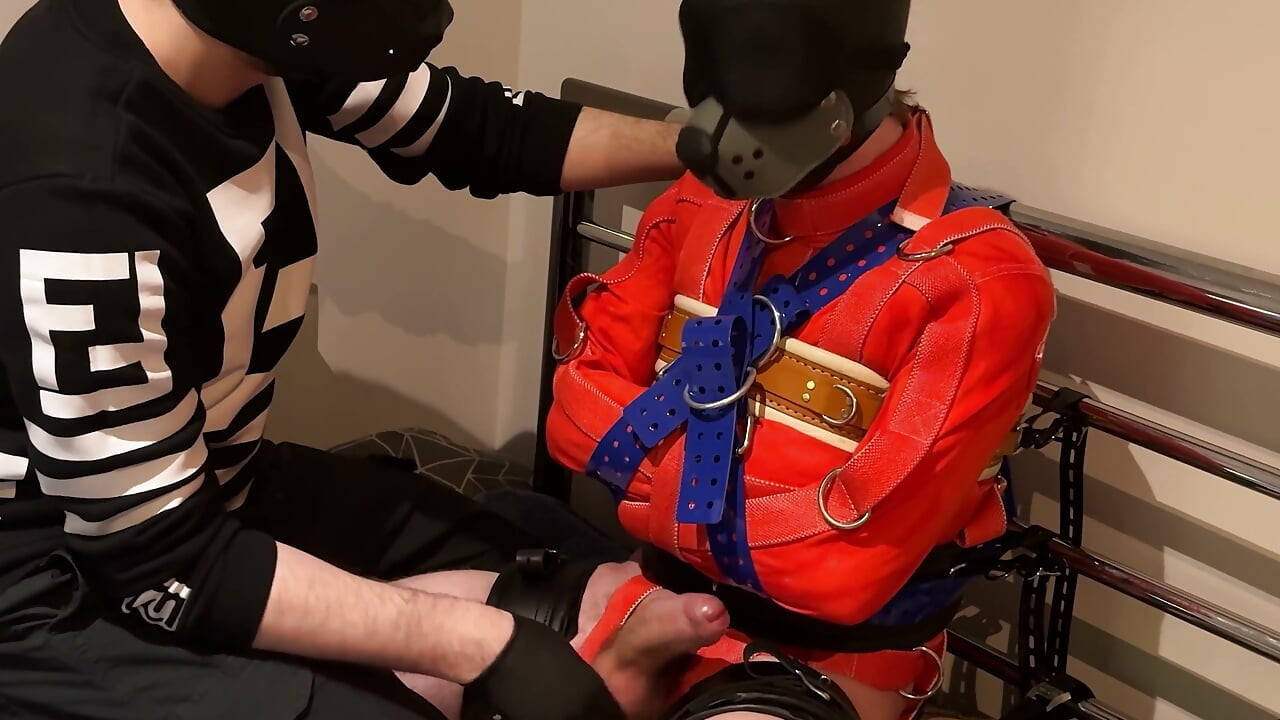Pup Straitjacketed and Edged