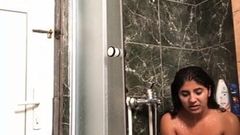 Heiße sexy Mädchen-Dusche