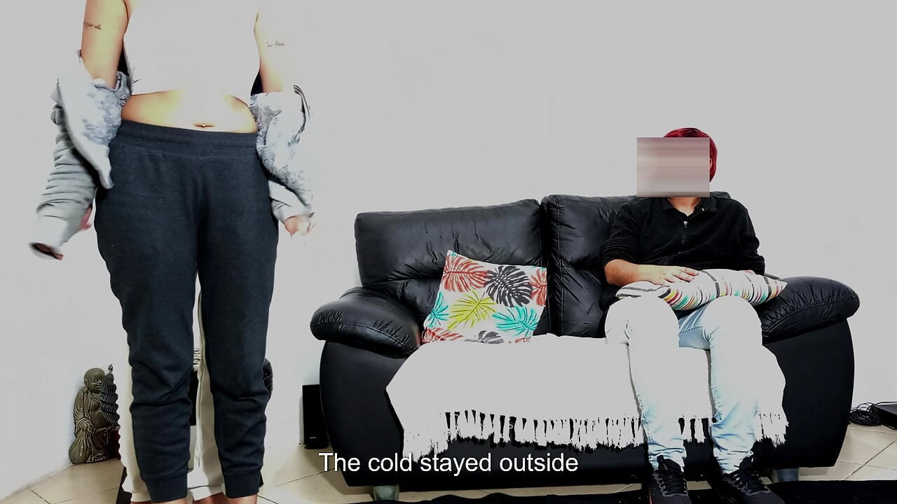 Stepfather tested his son's girlfriend in front of him.