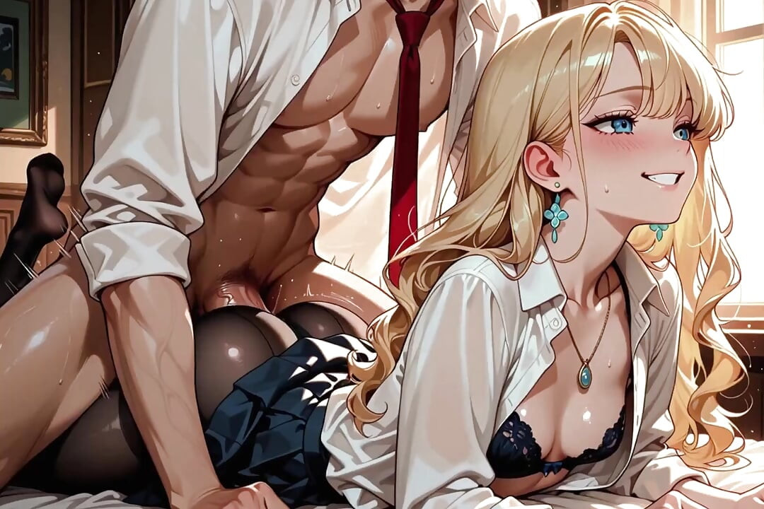 처녀를 거부하는 매직 스쿨 - 그녀의 룸메이트는 그것을 해결하기 위해 주문을 사용 (AI 생성)