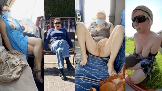 Compilation d’orgasmes avec des jambes croisées en public (partie 2)