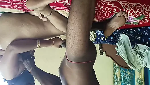 Desi Stepmom Seduced Stepson with Secret Oil Massage in Her Pink Pussy