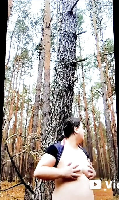aked in the Forest A Wild Outdoor Tease