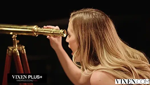 Vixen - sahabat rambut pirang azul hermosa dan blake blossom berbagi kontol di threesome pulang pesta