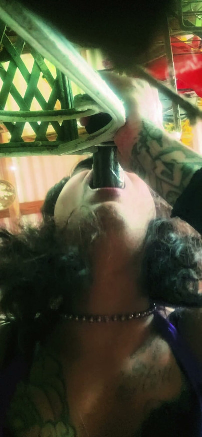 SISSY CRAWLS TO A BBC and take every inch.