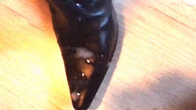 high heels boots cum and dom
