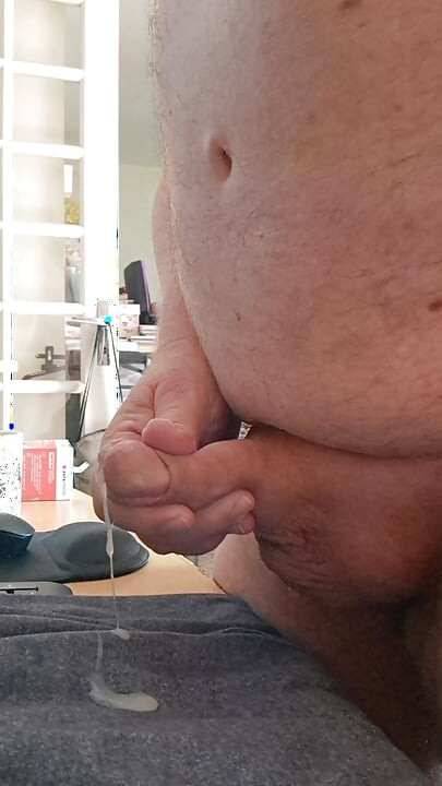Creamy handjob