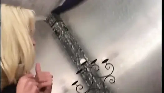 Sexy blonde girl loves dick in ass