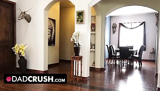 DadCrush - Generous Stepdad Helps His Nervous Stepdaughter Release The Tension Before Job Interview