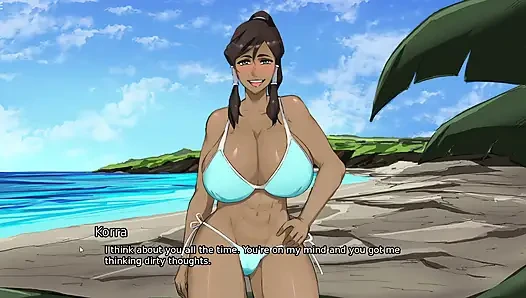 Ember Island - Testing Korra's Huge Tits