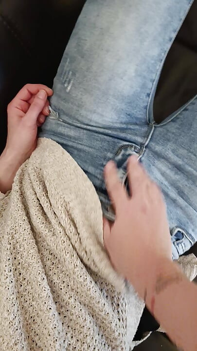 Close up Ass Massage and Pussy Fingering in Jeans