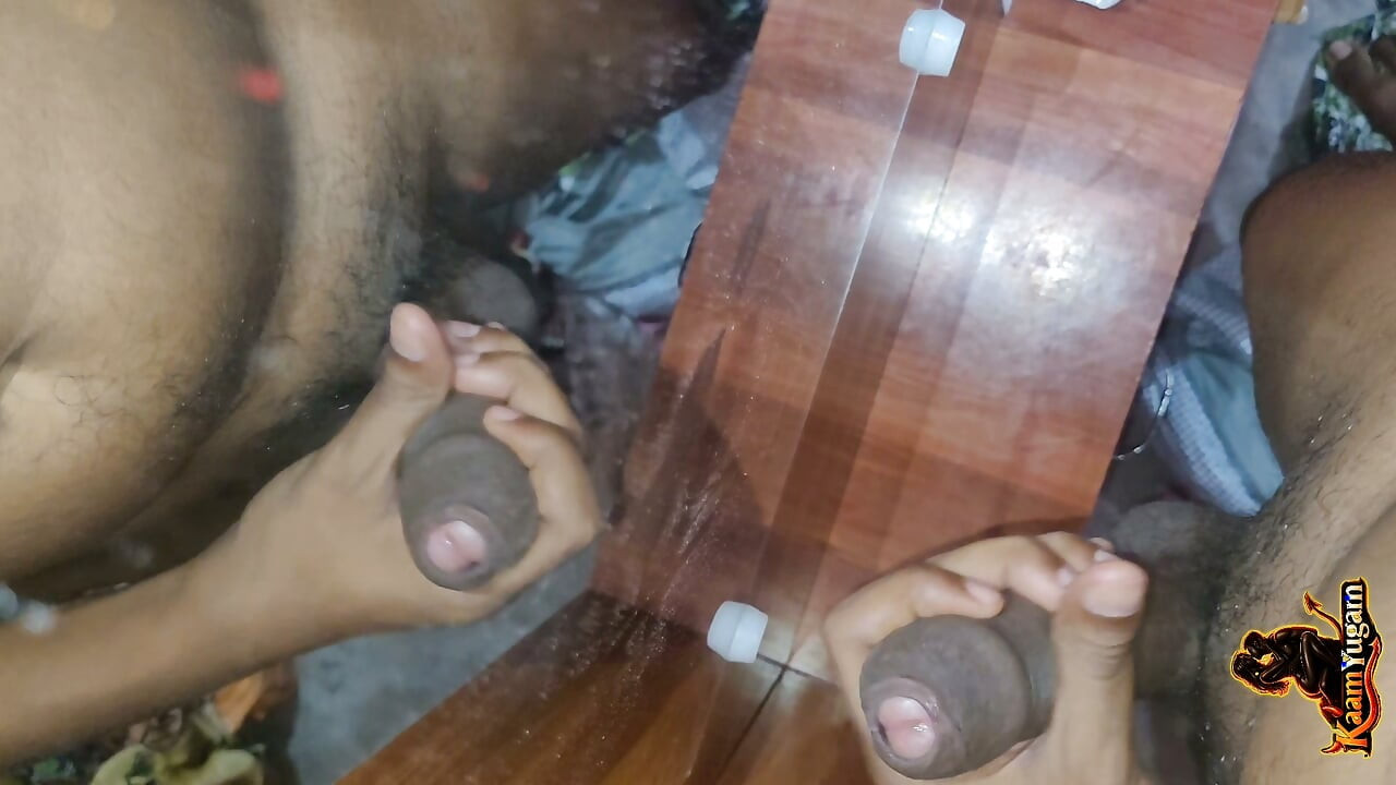 The village's horny boy tied his wife's hairband to his penis, masturbated and ejaculated.
