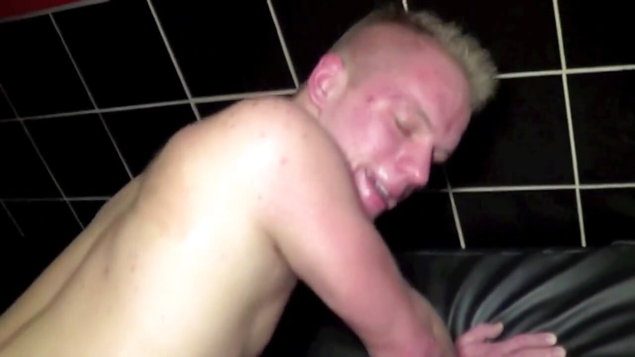 SAM fucked by his fried in sauna with XXL cock