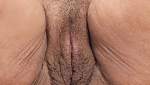 Masturbating My Hairy Pussy to Get My Panty Going to New Home Soaked with My Pussy Juice.