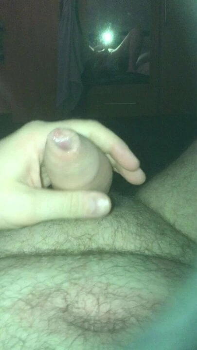 Wanking in bed