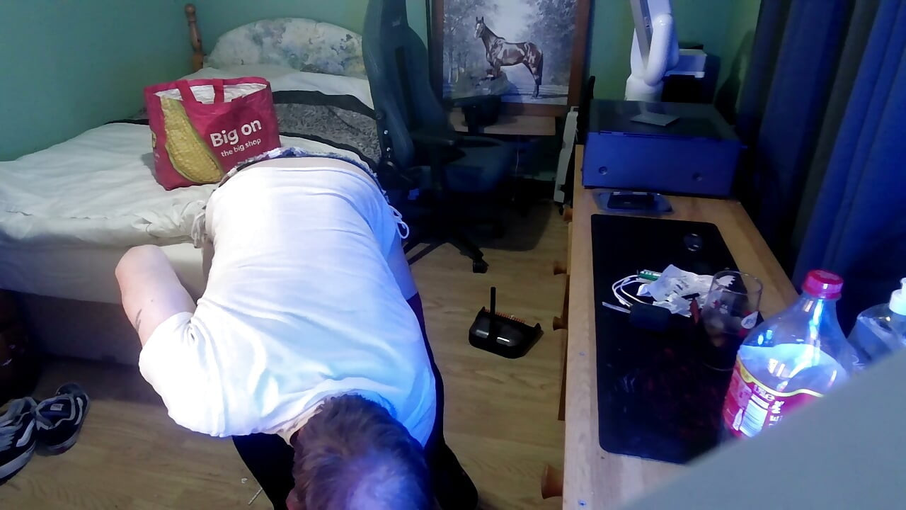 Just Cleaning the Bedroom