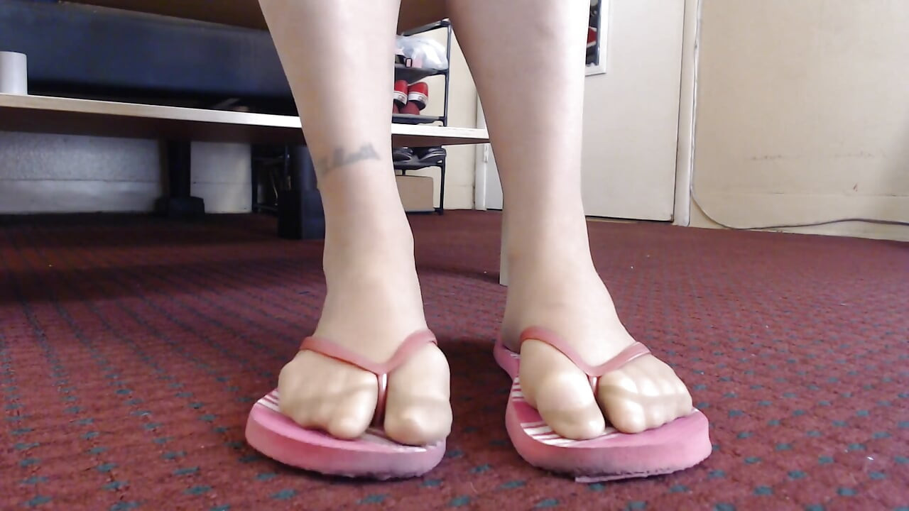 Collants et tongs