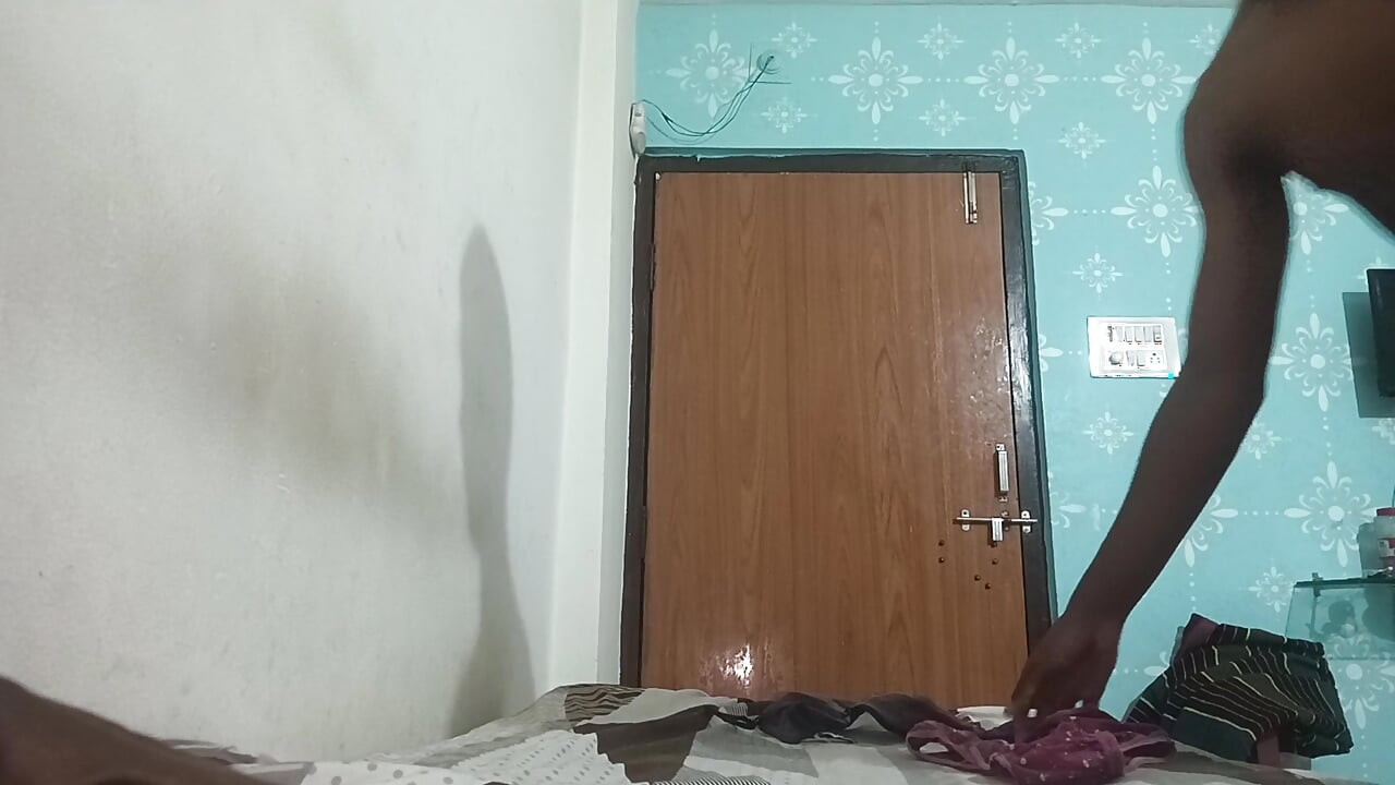 Desi Boy Wears Bra & Panty Solo Crossdressing Jerk Off