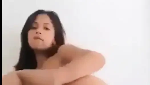 She masturbates her alone