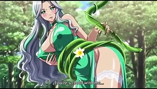 Чувственная Лесная Фантазия Лозы сжимают ее большие сиськи и бедра