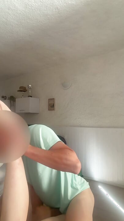 I unload my balls on my blonde