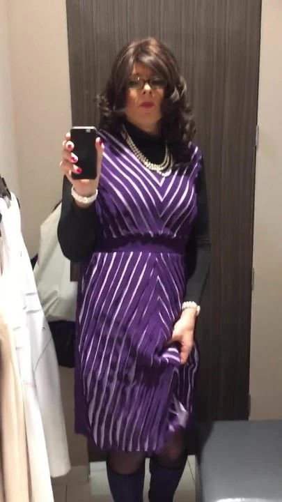 purple dresses make me happy