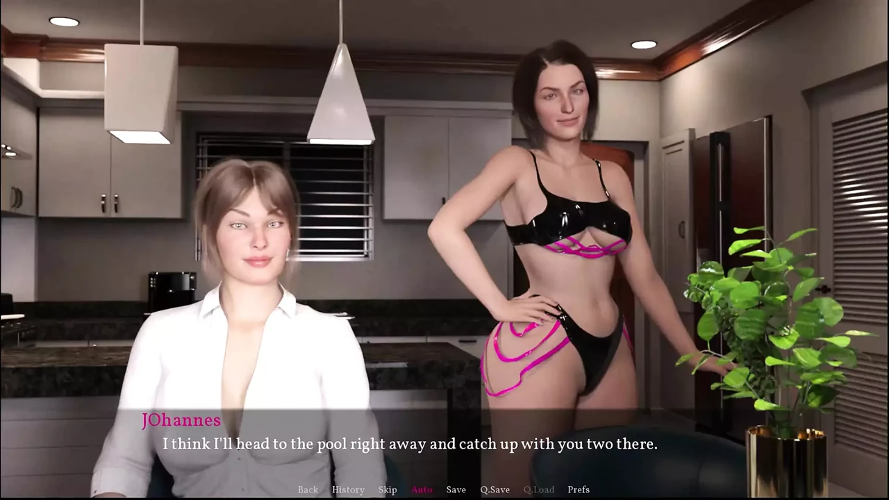 Curvy Moments Part 6 - the Ladies Went to the Pool - Johannes Fucked Jaylen in the Bathroom