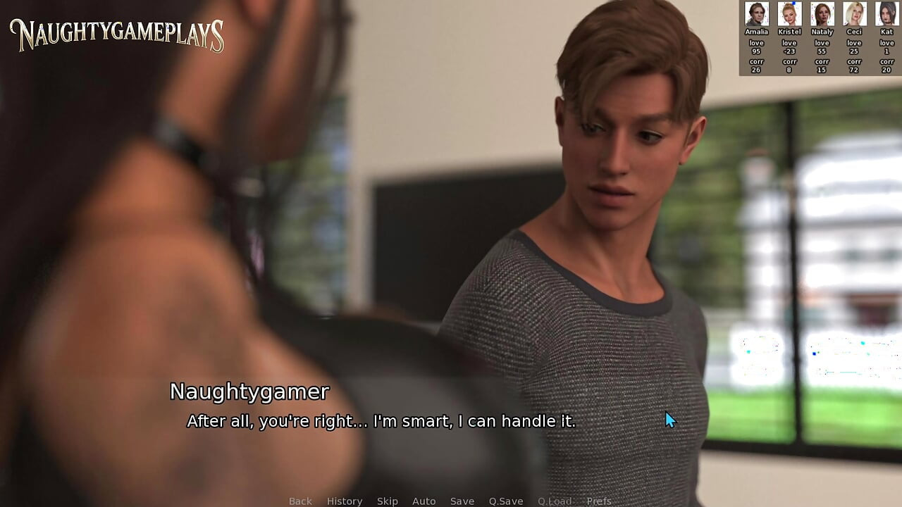 Blacked House By NTR Games Mandy, Hot Goth Girl Makes Guy Very Horny With Her Huge Goth Boobs