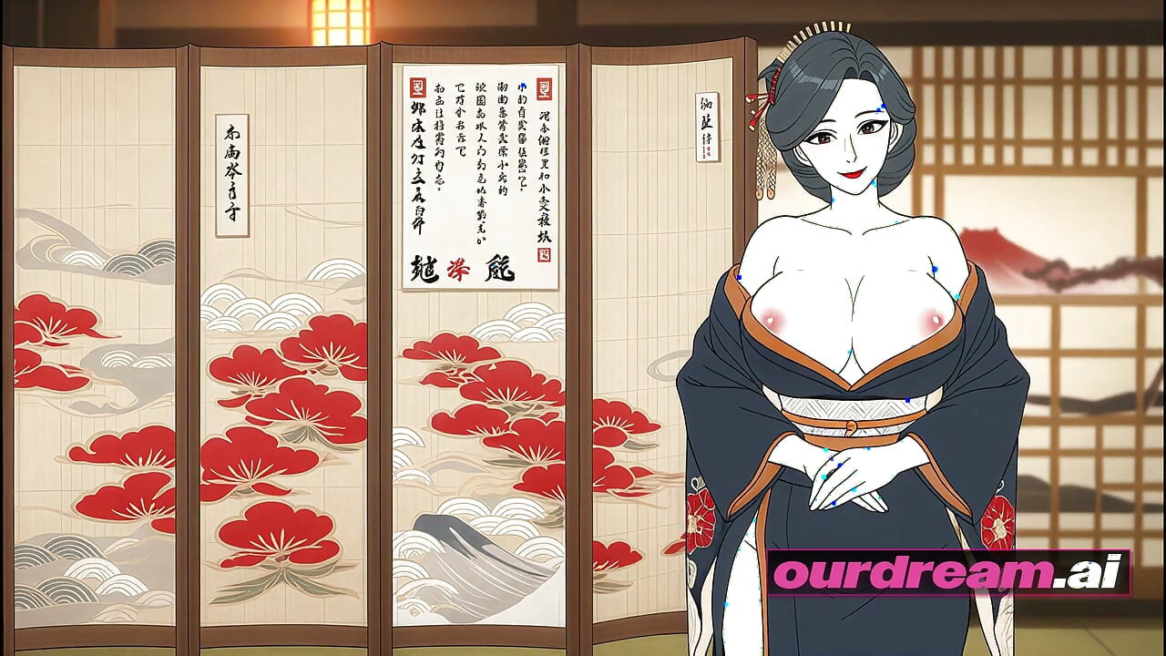 ourdream - Di Ruang Tatami Edo Kuno: Kecantikan Anime Ukiyo-e Disodok Semua Lubang