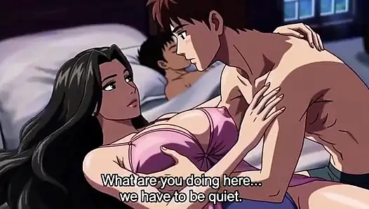 Üvey oğul üvey annesinin odasına geliyor ve babası aynı yataktayken onu baştan çıkarıyor