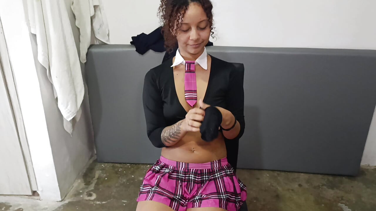 schoolgirl !! For this reason I am late to classes part1