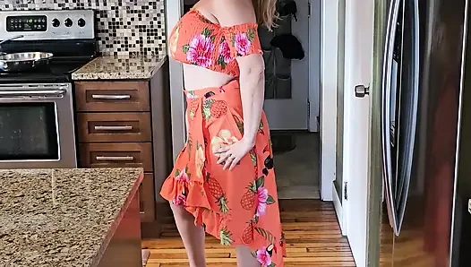Watch what MOMMY likes to do when She is at Home Alone