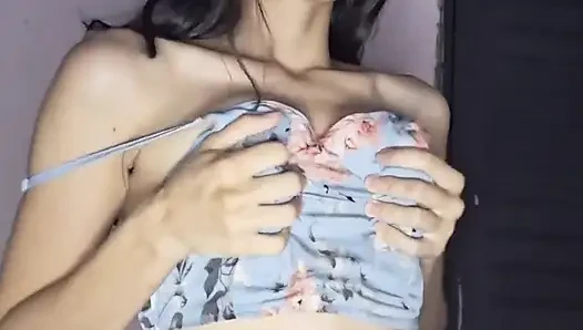 Brazilian Cutie Alice Lima Fingers Her Wet Pussy Until Orgasm