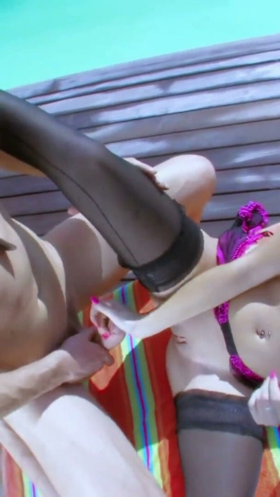 Leo Galvez pounds Jordanne Kali's ass by the pool | Clip 2
