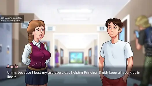 Summertime saga 1st day at college