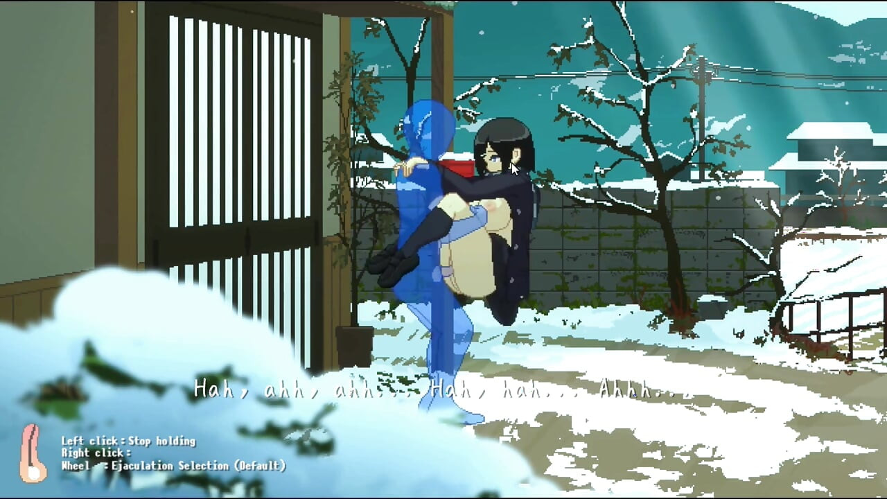 Hentai Game - Massive Tits Babe Rough Sex in Cold Weather