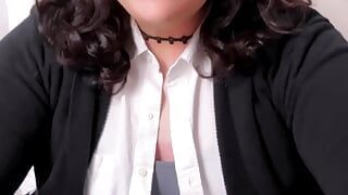 Sesión de estudio privado con travesti gorda