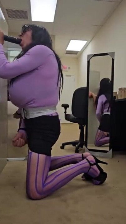 Memorable moment from "DeeDeeSlut69 Horny at the office"