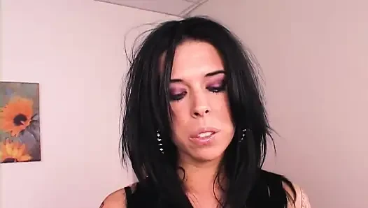 Alt babe demi bertato & dildo besarnya