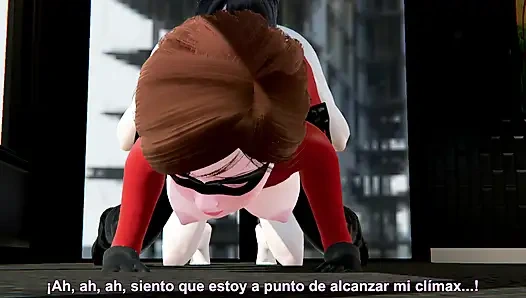 Ofisimde sadakatsiz olmak isteyen elastigirl - 3d animasyon