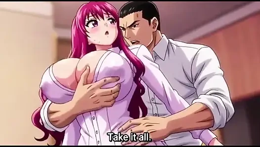 Üvey kızın büyük göğüsleri sıkı üvey babası tarafından sert basılıyor