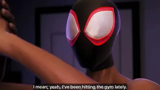 Spiderman fucks spidergirl in doggy style