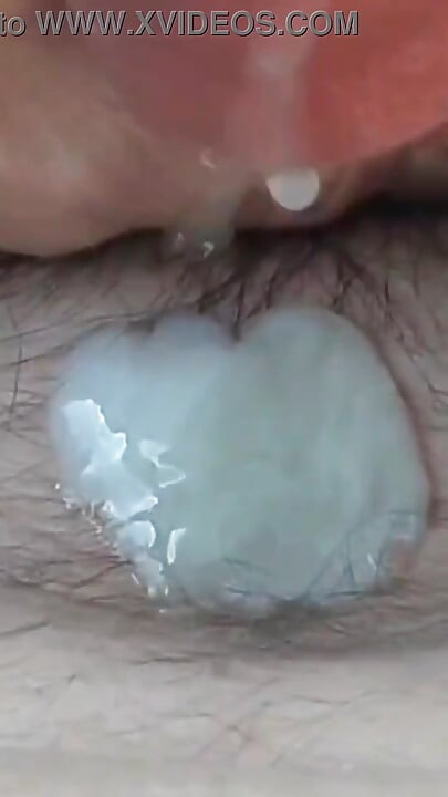 Close up of cum