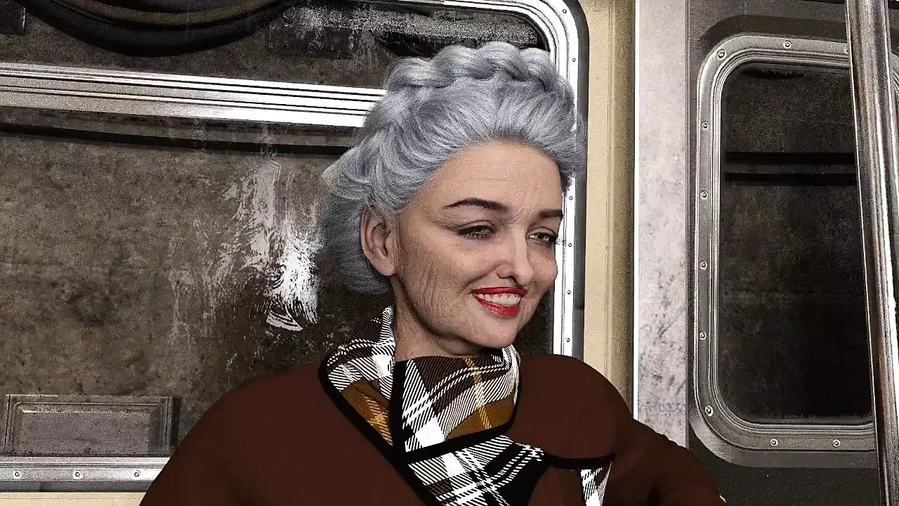 She Always Gets a Seat on the Train – 6