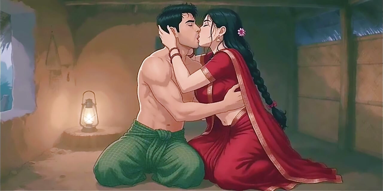 Hot Village Aunty Seduction, Animated Desi Porn